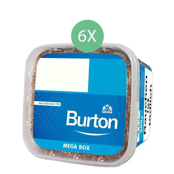 6 x Burton Mega Box Blue mit Zubehör