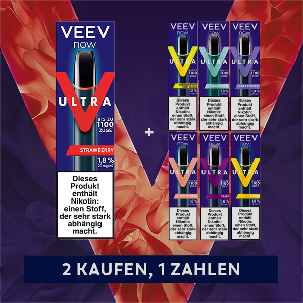 veev now ultra strawberry_1+1 bundle