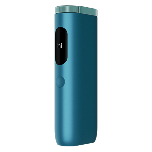 glo_hyper_pro_jade_teal_device_plus_sticks Die Glo Hyper Pro in der Farbe Jade Teal im Aktionspack mit Sticks