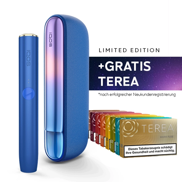 IQOS ILUMA Stardrift Limited Edition + bis zu 60 TEREA Sticks nach Registrierung* bei IQOS