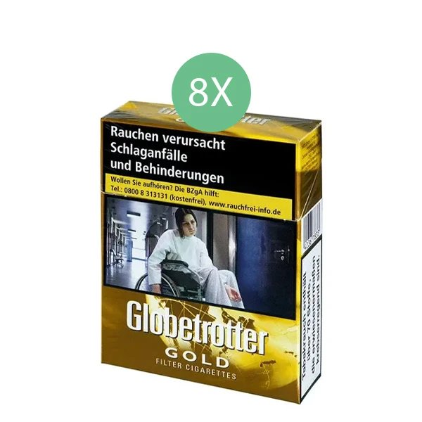 Globetrotter Zigaretten Gold Big Pack Stange