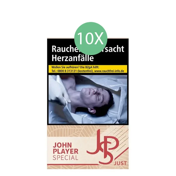 JPS Zigaretten Just Red Big Original Stange JPS Zigaretten Just Red Big Original Stange