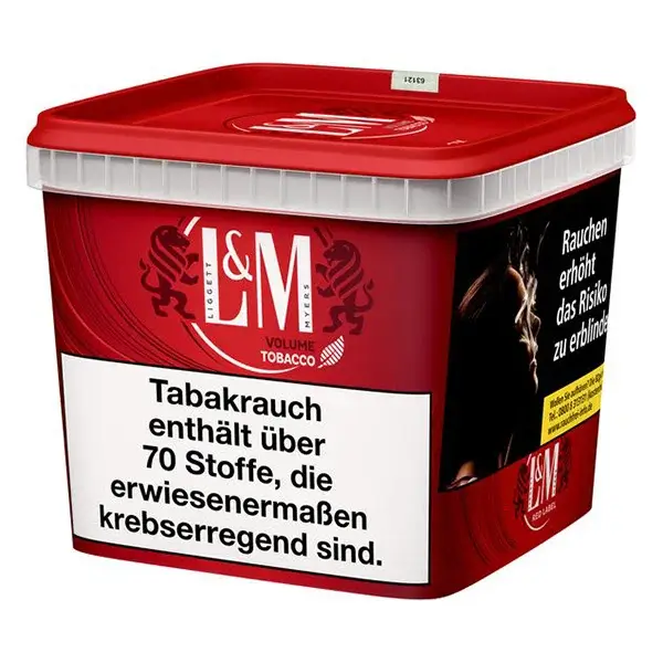 L&M Rot Volumentabak 205g Eimer