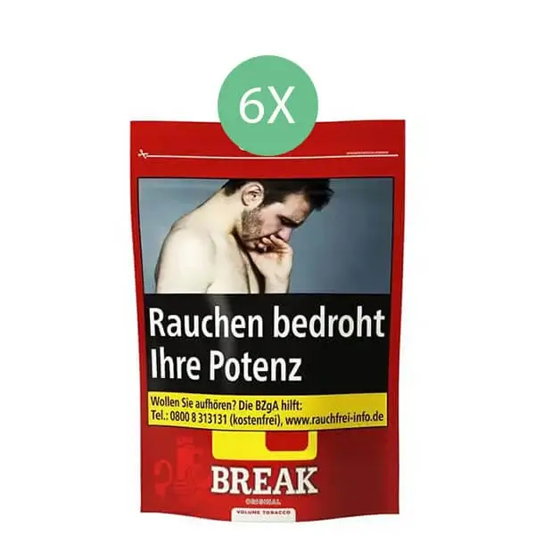 Break Original Volumentabak 6 x Beutel 