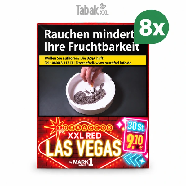 Stange Las Vegas Zigaretten Red Maxi Box
