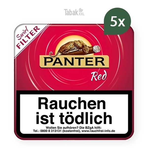 panter zigarillos red m vanille swirl filter stange panter zigarillos red m vanille swirl filter stange