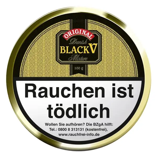 Danish Pfeifentabak Black V Dose Danish Pfeifentabak Black V Dose