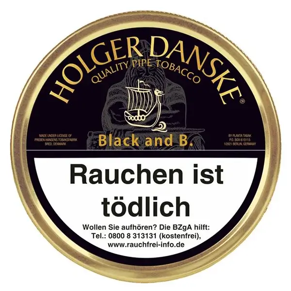 Holger Danske Pfeifentabak Black and B. Dose