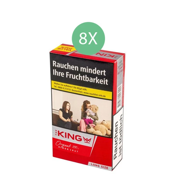 King Zigaretten Red Value Pack Stange