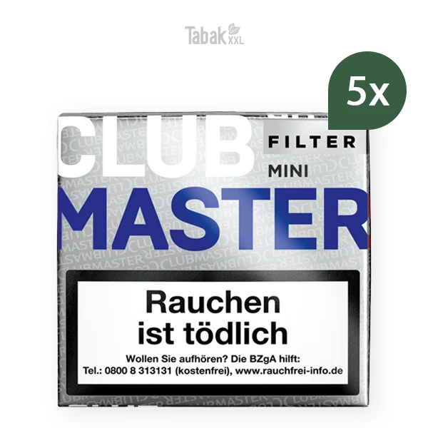 clubmaster zigarillos mini blue m mit filter stange clubmaster zigarillos mini blue m mit filter stange