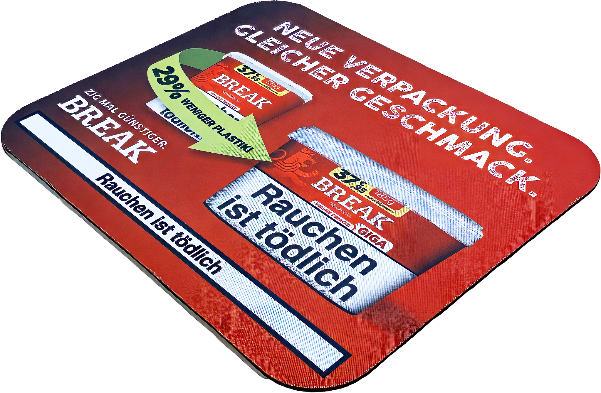 Break Mauspad rutschfest mit modernem Design