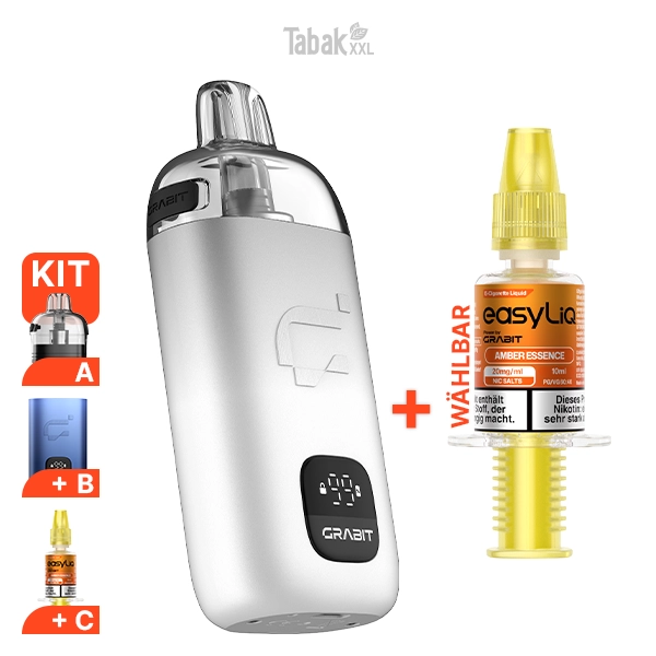 grabit-max-white-silver-starter-kit-inkl-liquid-nach-wahl-geraet-pod-liquid