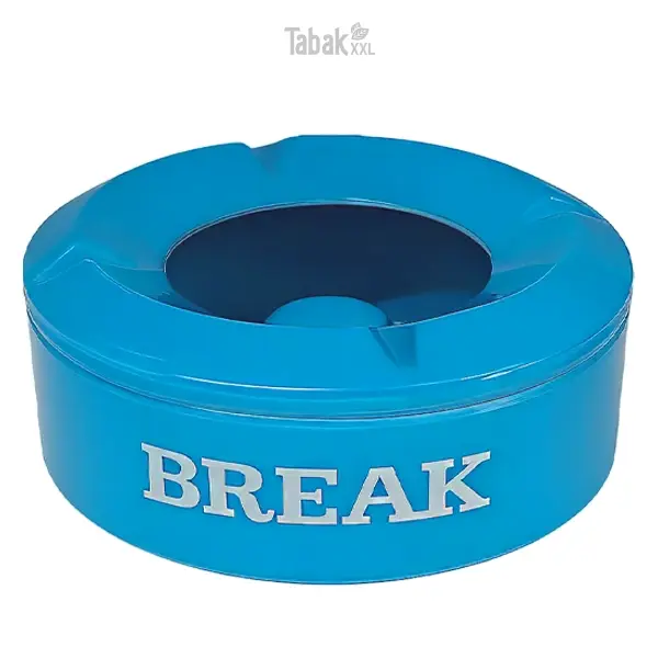 Break Windaschenbecher Blau aus Kunststoff