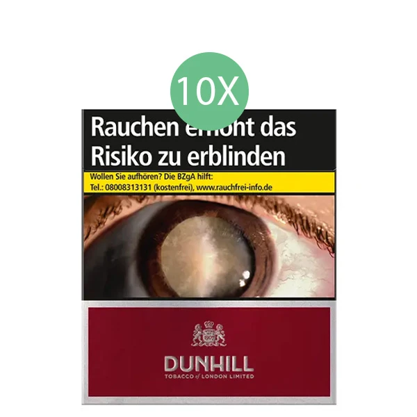 Dunhill Zigaretten Red International Original Pack Stange