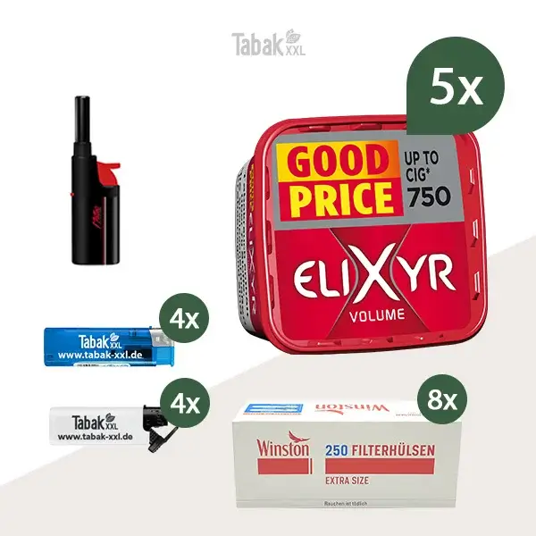 5x-elixyr-volumentabak-red-rot-eimer-mit-2000-extra-size-filterhuelsen