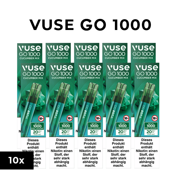 10x vuse go 1000 cucumber mix