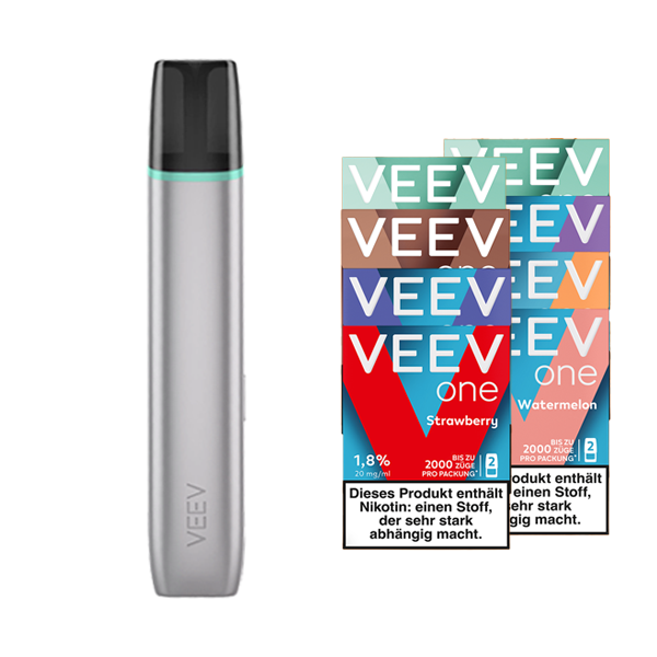 veev one silky grey device 1x gratis pod