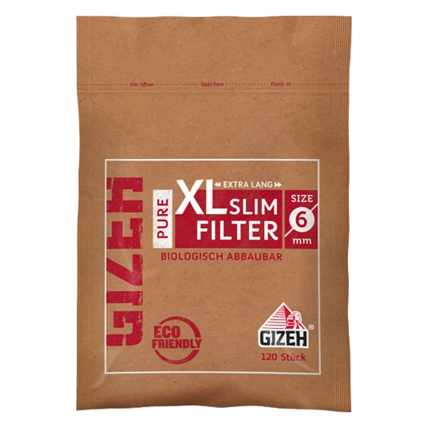 gizeh-pure-xl-slim-filter-120-x-6-mm-beutel-frontal gizeh-pure-xl-slim-filter-120-x-6-mm-beutel-frontal