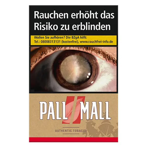 Pall Mall Zigaretten Authentic Red Original Pack Pall Mall Zigaretten Authentic Red Original Pack