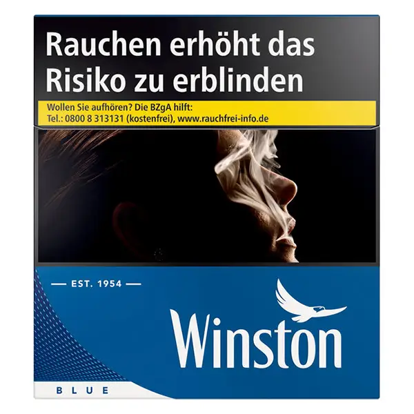 Die Winston Blue Zigaretten in 6XL.