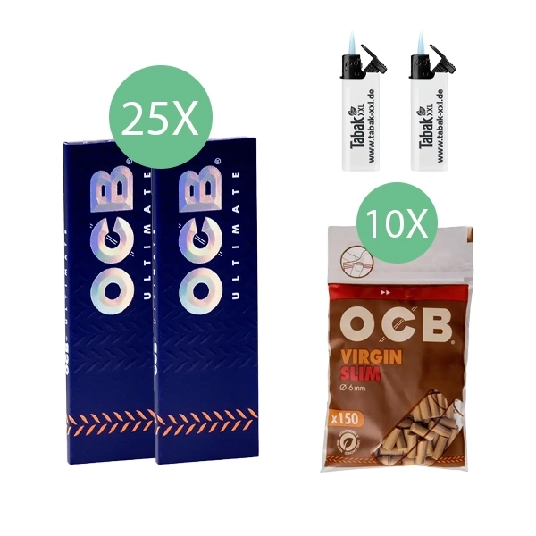 25x-ocb-blaettchen-ultimate-50-blatt-+-10x-ocb-virgin-slim-filter-+-2x-sturmfeuerzeuge 25x-ocb-blaettchen-ultimate-50-blatt-+-10x-ocb-virgin-slim-filter-+-2x-sturmfeuerzeuge