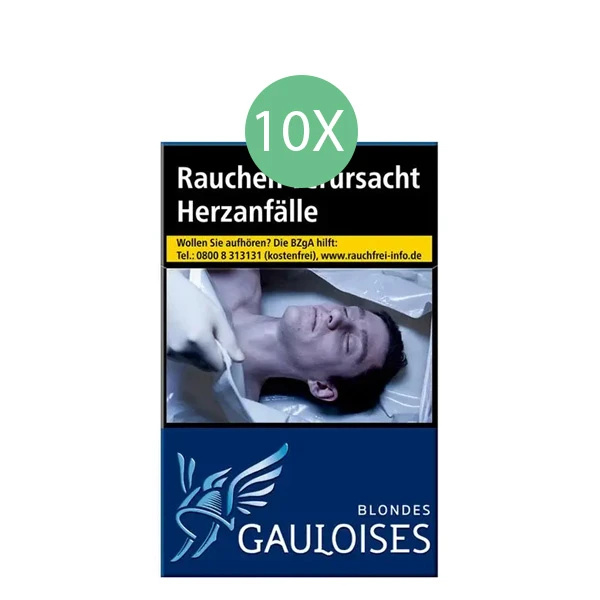 Gauloises Zigaretten Blondes Blau Original Pack Stange