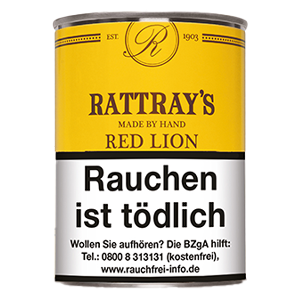 Rattray's Pfeifentabak British Selection Box Red Lion Rattray's Pfeifentabak British Selection Box Red Lion