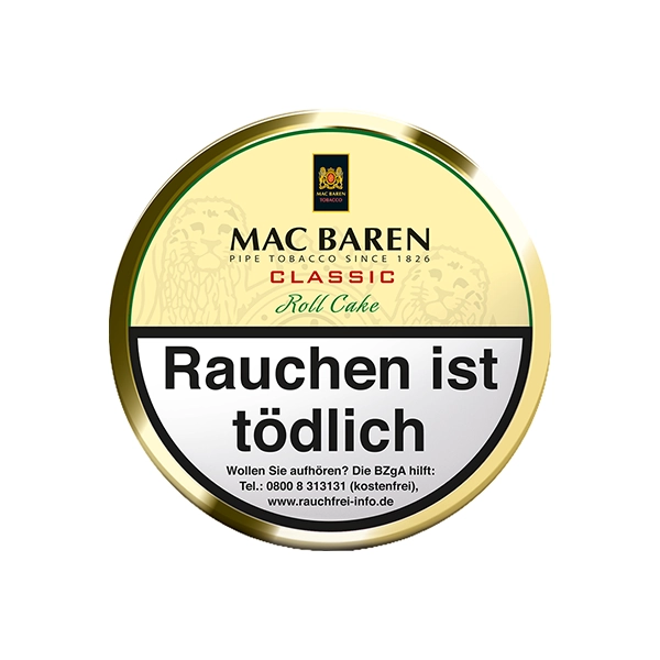 mac baren pfeifentabak classic dose roll cake mac baren pfeifentabak classic dose roll cake