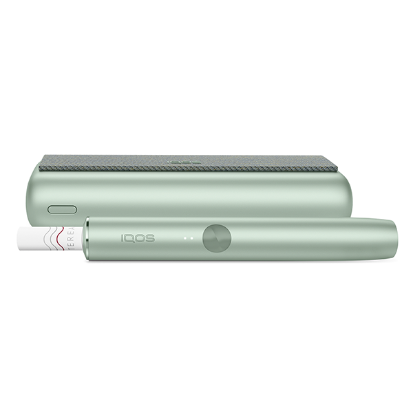 IQOS ILUMA PRIME Jade Green + bis zu 60 TEREA Sticks nach Registrierung* bei IQOS liegend IQOS ILUMA PRIME Jade Green + bis zu 60 TEREA Sticks nach Registrierung* bei IQOS liegend