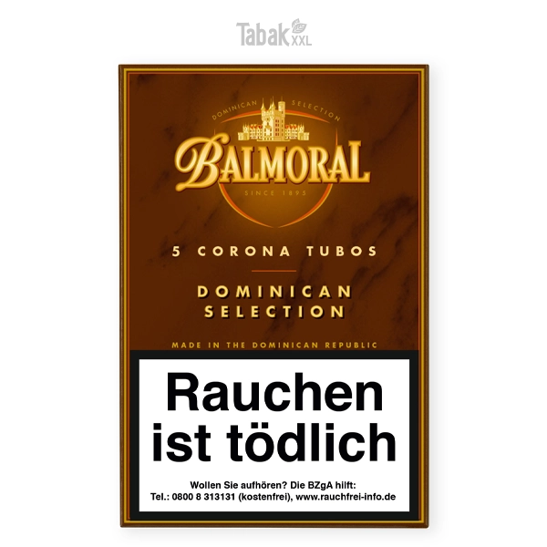 balmoral-zigarren-dominican-selection-corona-tubo