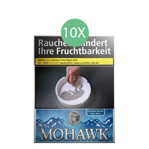 Mohawk Zigaretten Classics Blue King Size Stange Mohawk Zigaretten Classics Blue King Size Stange