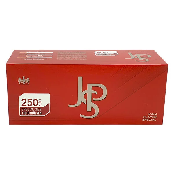JPS John Player Special Size Filterhülsen 250er Packung JPS John Player Special Size Filterhülsen 250er Packung