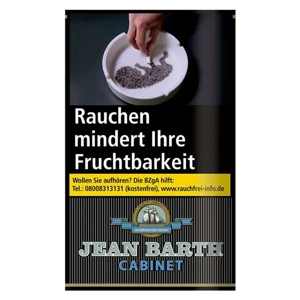 Jean Barth Drehtabak Cabinet Zware Schwarz Pouch Jean Barth Zware Feinschnitttabak