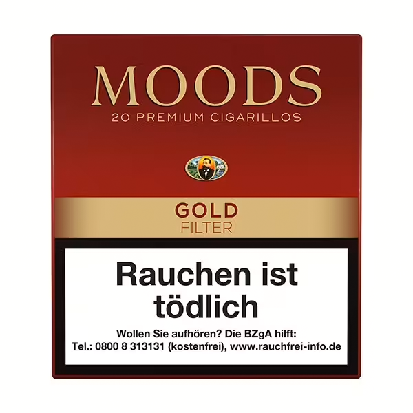 Moods Zigarillos Gold M mit Filter