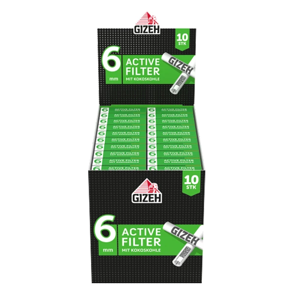 gizeh-black-active-filter-mit-kokoskohle-10-x-6-mm-20er-box-frontal gizeh-black-active-filter-mit-kokoskohle-10-x-6-mm-20er-box-frontal