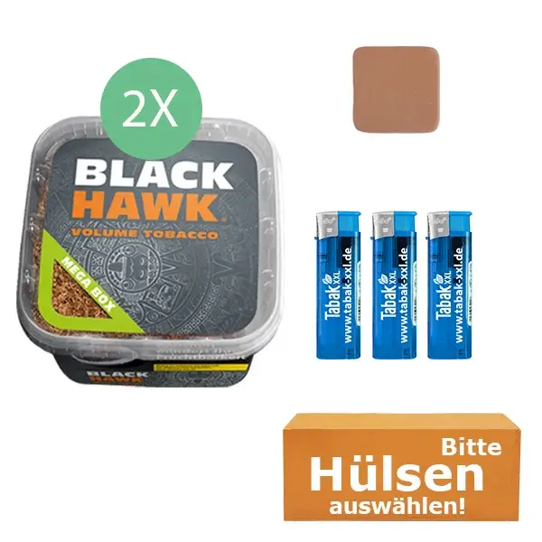 Black Hawk Tabak 2x Eimer mit wählbaren Filterhülsen Black Hawk Tabak 2x Eimer mit wählbaren Filterhülsen