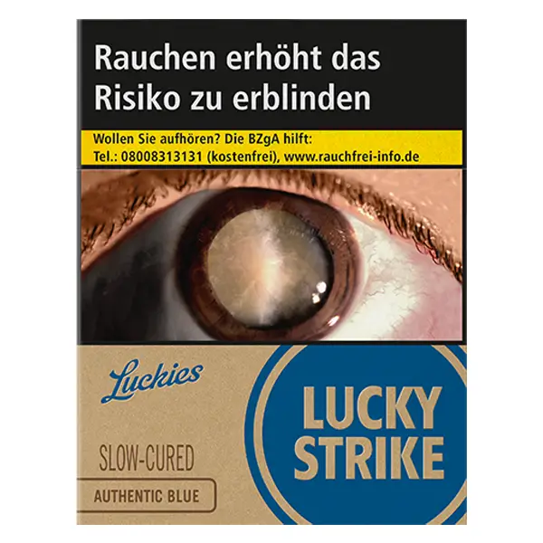 Die Lucky Strike Authentic Blue in XXL.