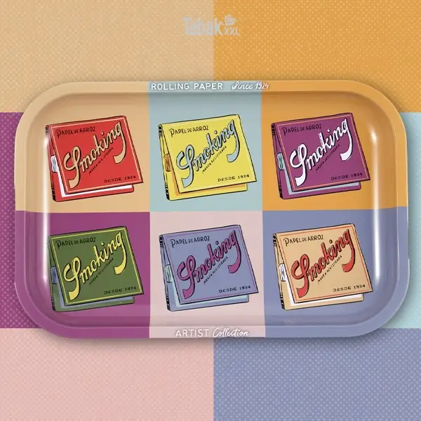 Smoking Tray Artist Collection Metall 28,5 x 18,5 cm Warhol Smoking Tray Artist Collection Metall 28,5 x 18,5 cm Warhol