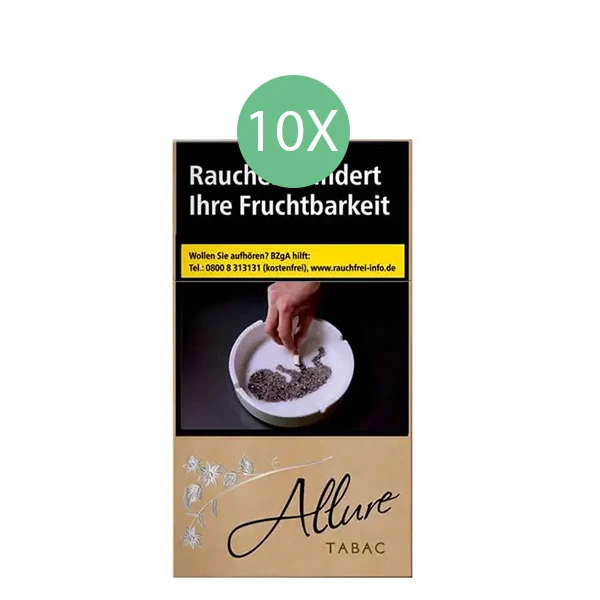 Allure Zigaretten Tabac Super Slims ohne Zusätze Stange