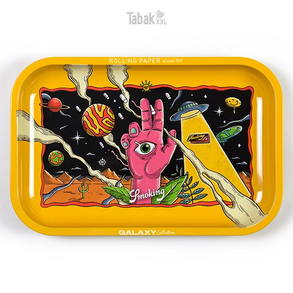 Smoking Tray Earth 28,7 x 18,8 cm mit Deckel