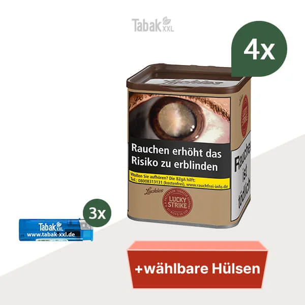 4x-Luckx-strike-tabak-wahlbaren-huelsen 4x-Luckx-strike-tabak-wahlbaren-huelsen