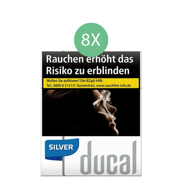 Ducal Zigaretten Silver XL Stange