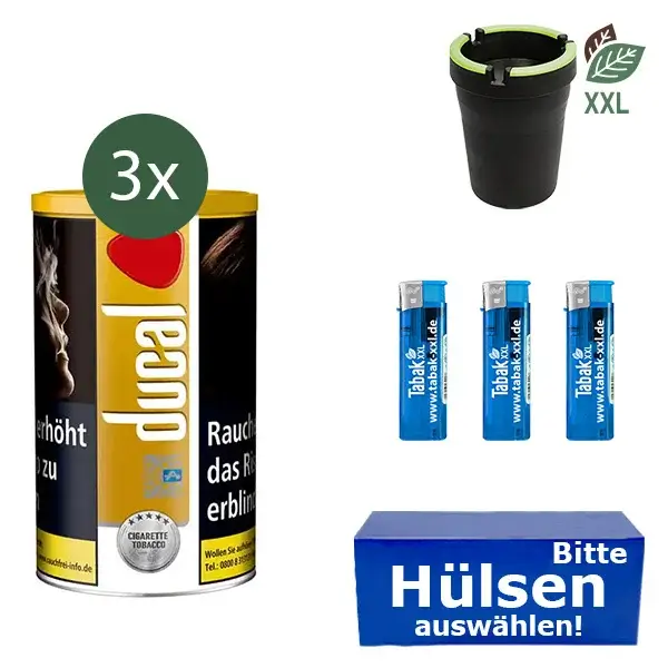 3xDucal_dose_Gold_wahlbaren_hulsen mit autoasche 3xDucal_dose_Gold_wahlbaren_hulsen mit autoasche