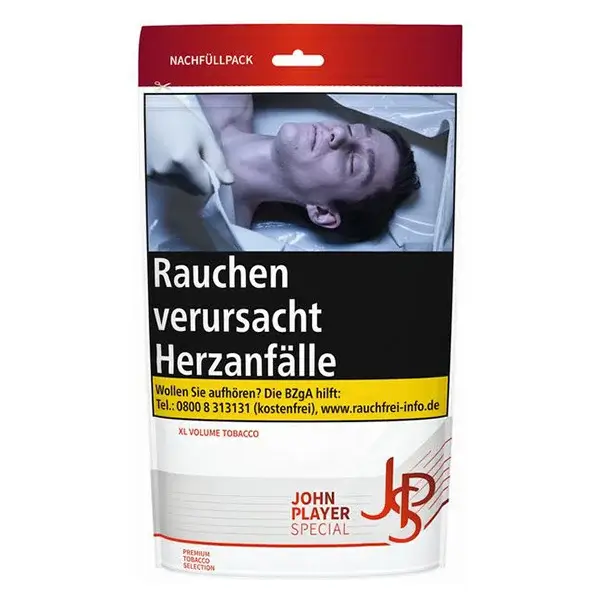 John Player Special Red XL Volumentabak Beutel John Player Special Red XL Volumentabak Beutel