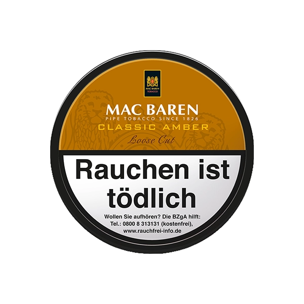 mac baren pfeifentabak classic amber dose mac baren pfeifentabak classic amber dose
