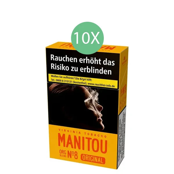 manitou zigaretten no.8 gold organic blend stange manitou zigaretten no.8 gold organic blend stange
