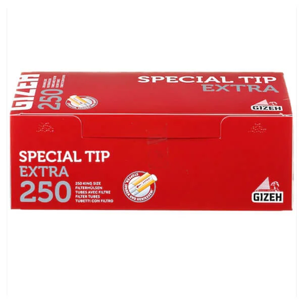 Gizeh Special Tip Extra Size Filterhülsen Rot 250er Packung Gizeh Special Tip Extra Size Filterhülsen Rot 250er Packung