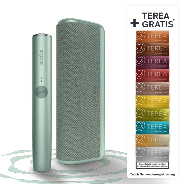 IQOS ILUMA PRIME Jade Green + bis zu 60 TEREA Sticks nach Registrierung* bei IQOS IQOS ILUMA PRIME Jade Green + bis zu 60 TEREA Sticks nach Registrierung* bei IQOS