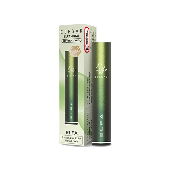 elfbar-e-zigarette-elfa-akku-aurora-green-500-mah-mehrweg