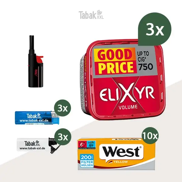 3x-elixyr-volumentabak-red-rot-eimer-mit-2000-huelsen-und-feuerzeugen 3x-elixyr-volumentabak-red-rot-eimer-mit-2000-huelsen-und-feuerzeugen